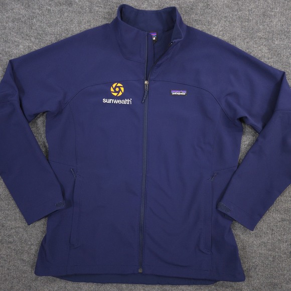 Patagonia Jackets & Blazers - Patagonia Adze Jacket Womens XL Blue Wind Water Resistant Softshell Midweight